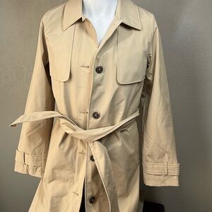 Time and Tru Beige Trench Coat